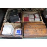 A large selection of magic lantern slides