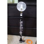 Clarinet converted to a table lamp