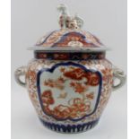 A Japanese Imari lidded vessel,