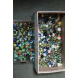 A large selection of marbles various