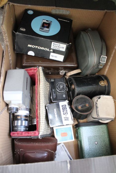 A box containing 'Old Technology'