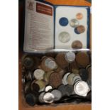 A selection of collectors coins