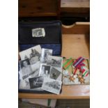 Five WW11 medals, Military photographs and personal ephemera