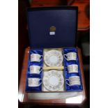 A boxed set of Coalport Allegro cups & saucers