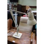 An original cream finished three spring Anglepoise task lamp