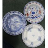Three 19th century English pottery bowls