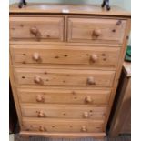Tall pine chest of drawers