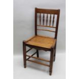 A 19th century provintial solid seated single chair