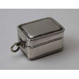 Matthew Linwood, A George III silver nutmeg grater