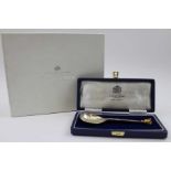 A Mappin & Webb, Queen's Silver Jubilee 1977 commemorative spoon,