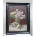 A.M. Solodkov (1880-1953) "Still Life vase of Lilac" oil on canvas, signed and dated