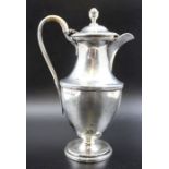 Probably William Stroud, a George III silver lidded jug, baluster form