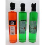 Gin House Watermelon Gin Liqueur, 2 bottles Gin House Red Apple Gin Liqueur, 1 bottle