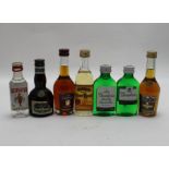 Collection of spirit miniatures: Martell VS Cognac, 40%, 1 x 5cl Martell VSOP Cognac, 40%, 1 x 5cl G