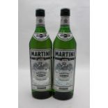 Martini Extra Dry Vermouth, 15%, old bottling, 2 bottles