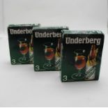 Underberg Bitters, 44%, boxed, 9 x 20cl