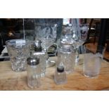 A selection of 19th and 20th century glassware
