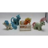 My Little Pony A collection of babies to include a baby Apple Jack with play pen