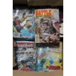 Quantity of 'Battle' & 'Football' comic magazines