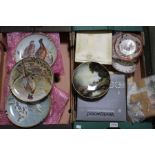 Boxes of mixed china, various, include collectors plates