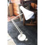 An off white finished Anglepoise style task lamp