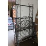 A probable French 4 ft bed frame