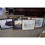 A selection of pictures & prints to include limited edition of Ragley Hall Kay Burton