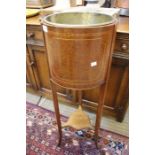 An Edwardian mahogany planter