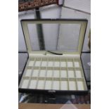 A Large watch collectors case (24 slots)