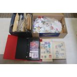 GB & World stamps, much to sort, includes some GB mint decimals