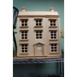 A modern unfinished doll house