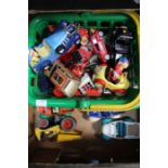 A selection of toy vehicles