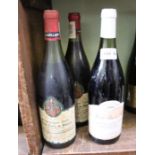 11986 Santenay La Comme, Mestre, 1983 Cotes de Beaune, Moillard, 2 bottles