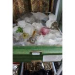 A box of drinking glasses various