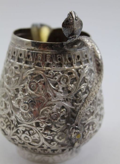 Two Indian Kutch silver cream jugs, c.1890, 201g - Image 9 of 12