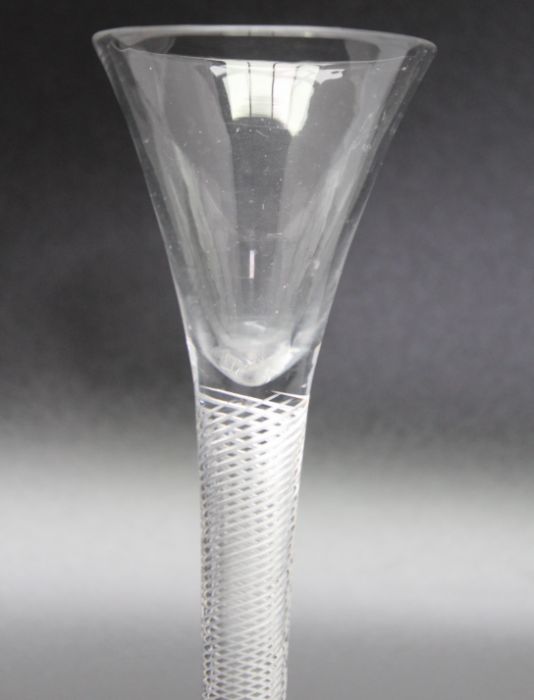 An 18th century multi stand air twist glass circa 1750 - Image 3 of 3