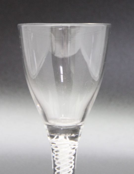 An 18th century opaque twist glass, circa 1770 - Image 3 of 3