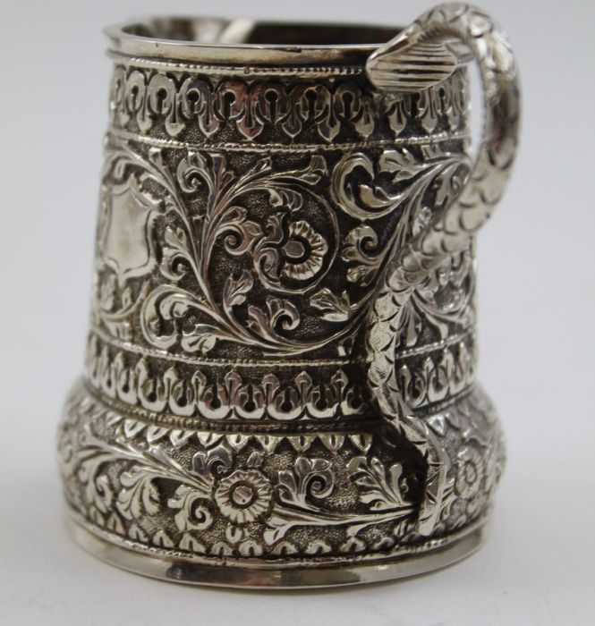 Two Indian Kutch silver cream jugs, c.1890, 201g - Image 8 of 12