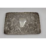 William Comyns, a Victorian silver tray, London 1900, 288g