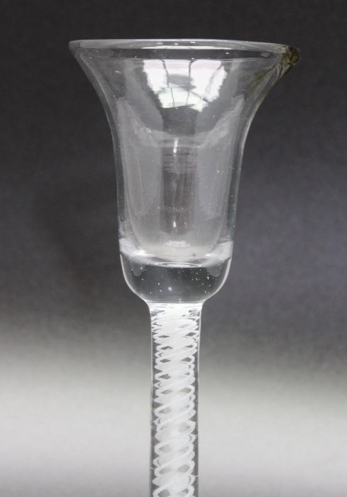 An 18th century opaque twist glass, circa 1760 - Image 3 of 3