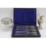 Haselor Bros. Edward John Haselor, Noble Haselor, A silver cream jug of Classical trophy form,