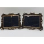 Carrs of Sheffield Ltd. A pair of silver mounted photograph frames