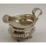 Charles S Harris, a Victorian silver sauce boat, London 1899, 136g