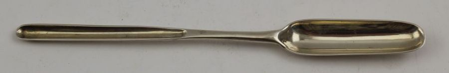 A George III silver marrow scoop, London 1773, 42g