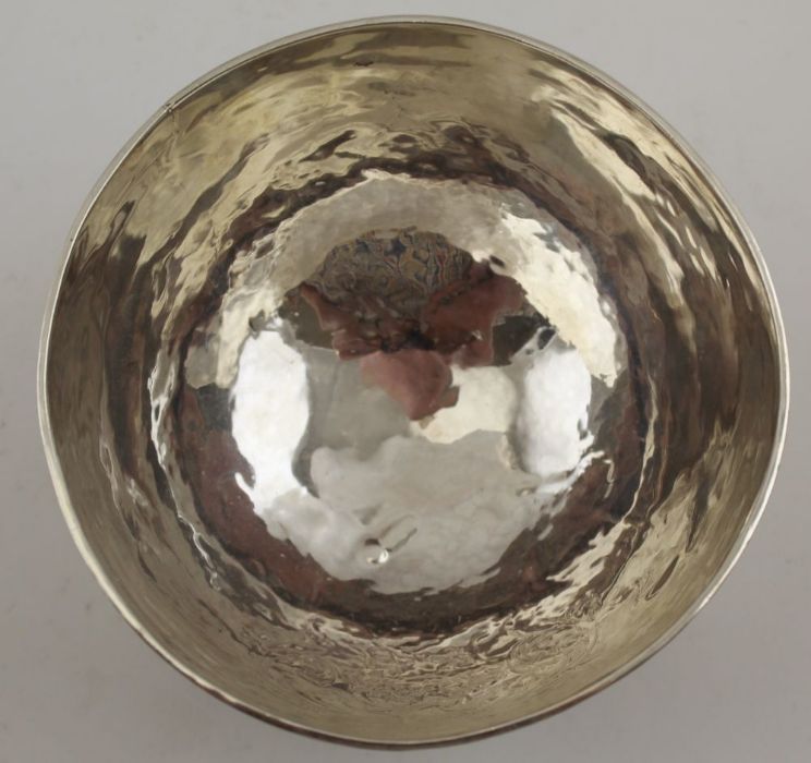 B Muller & Son, a German sterling silver bowl, Import Marks Chester 1904, 263g - Bild 4 aus 6