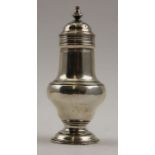 Peter Desvignes, A George II silver pepper, London 1758, 74g