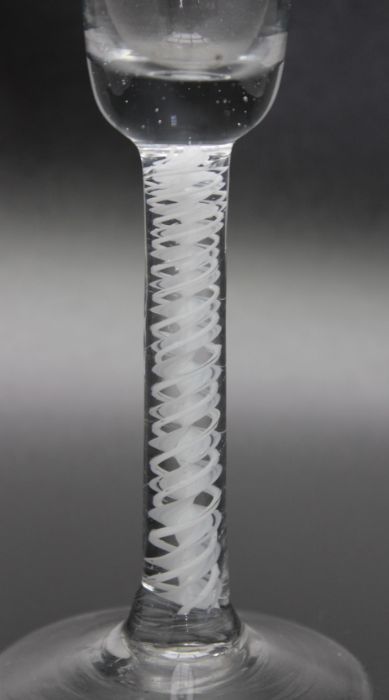 An 18th century opaque twist glass, circa 1760 - Image 2 of 3