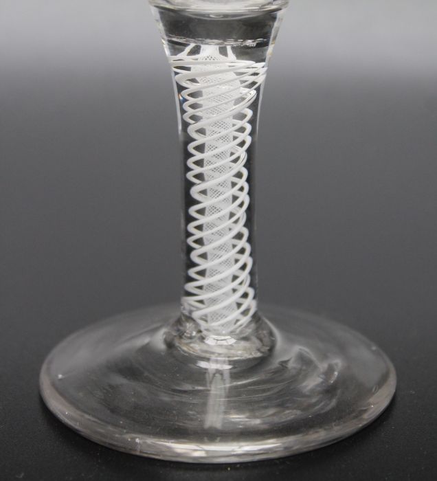 An 18th century opaque twist glass, circa 1770 - Image 2 of 3