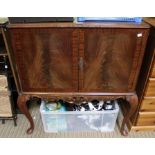 A mahogany finished Cocktail cabinet