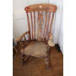 Provincial rocking chair, c.1900